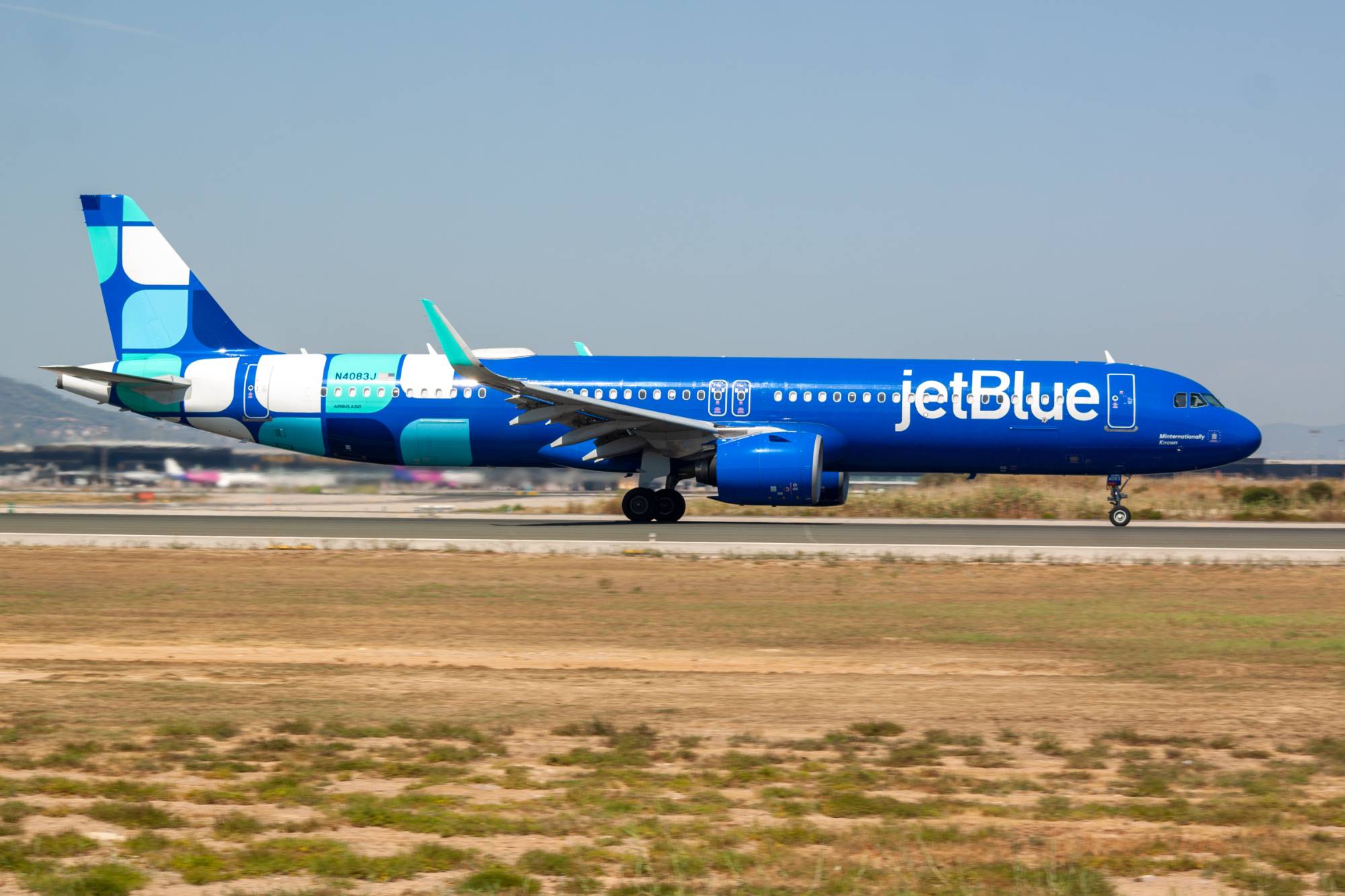 JetBlue N4083J at LEBL by jorgealvarezsan