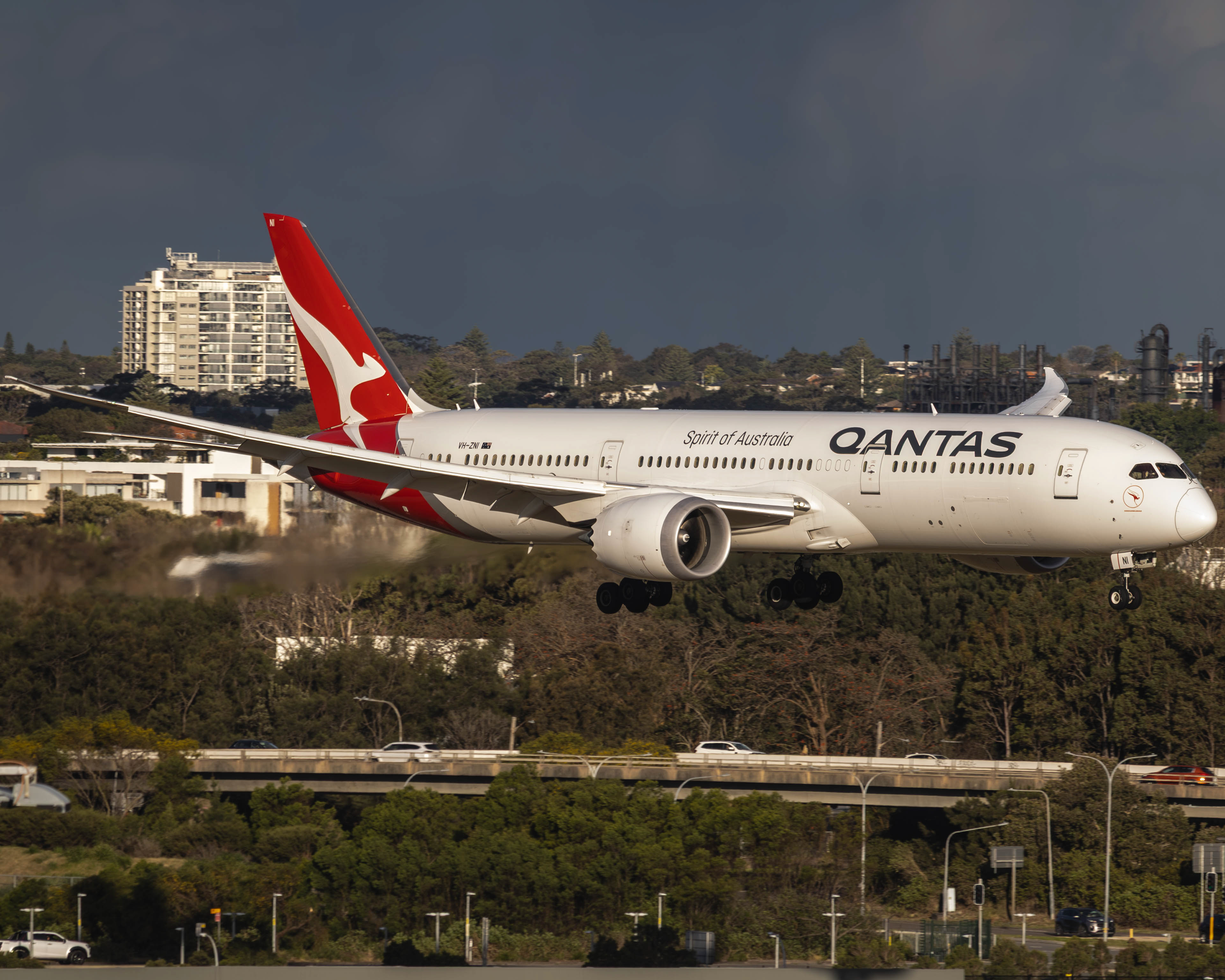 Qantas VH-ZNI at YSSY by FalconAviation