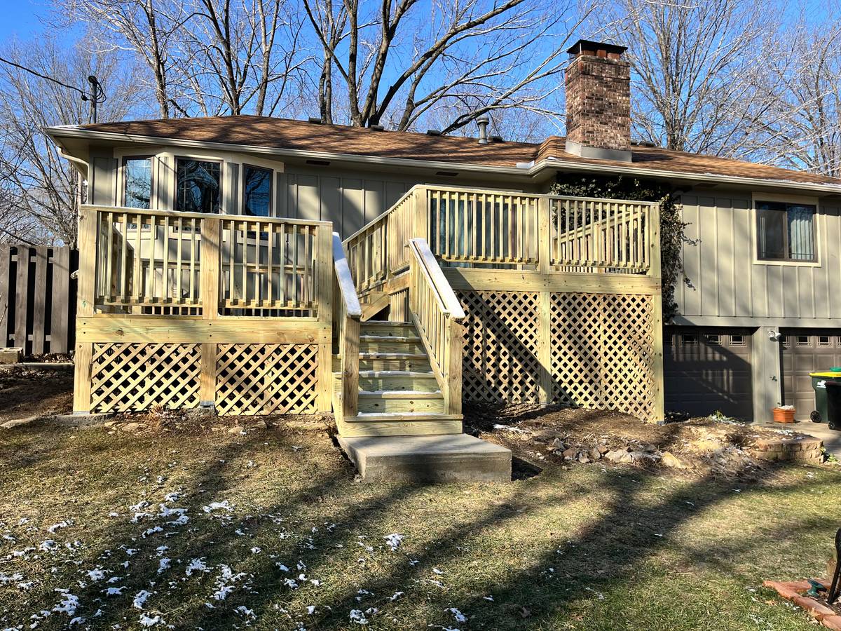 Deck Building project for Mike M. in Lansing, KS, 66043