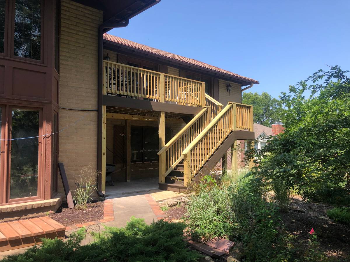 Deck Building project for Rick M. in Lawrence, KS, 66049
