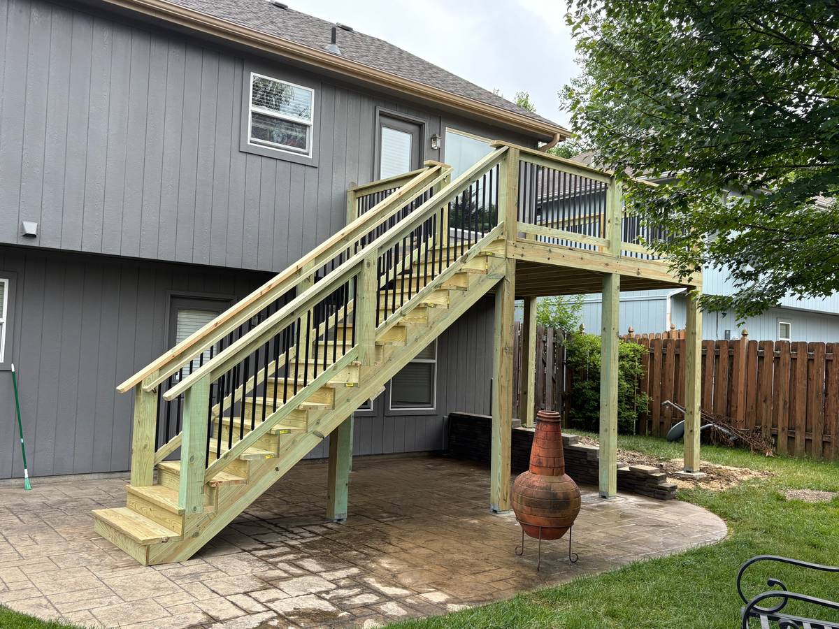Deck Building project for Angela H. in Leavenworth, KS, 66048