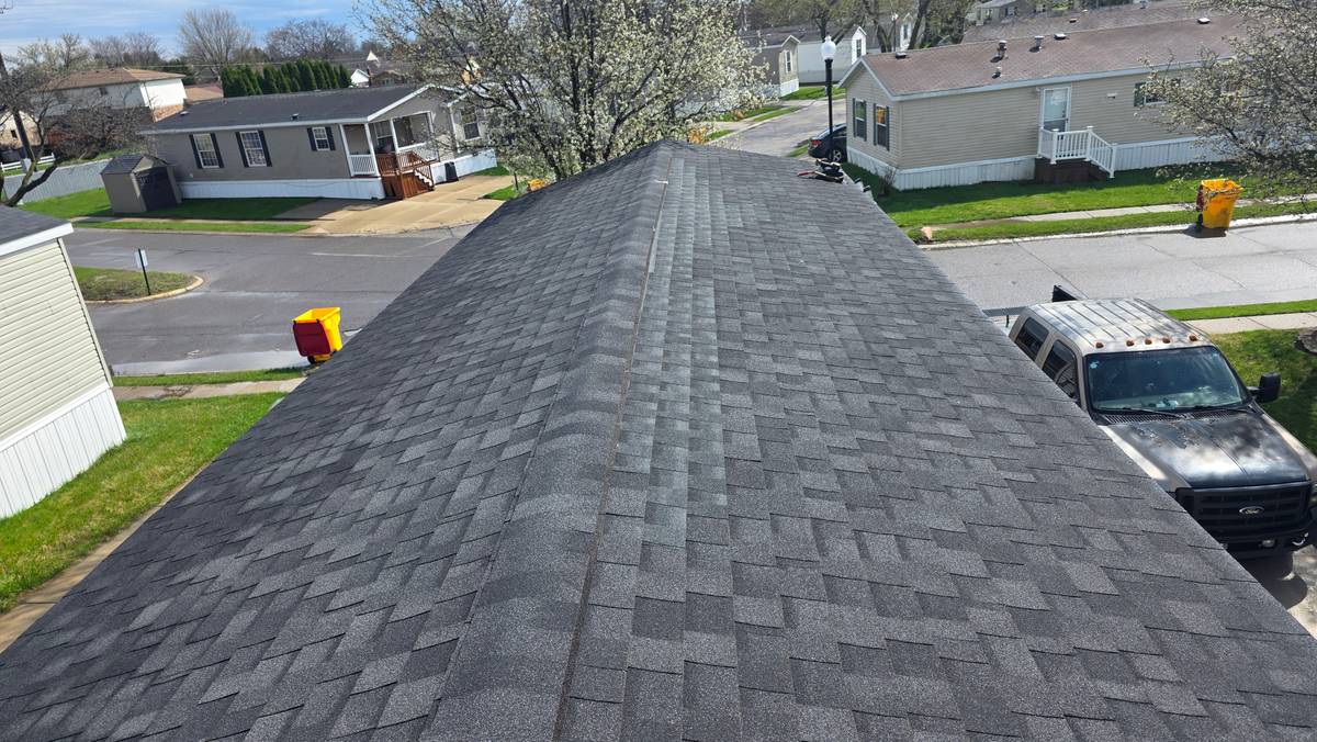 Shingle roof repair in Clinton Township