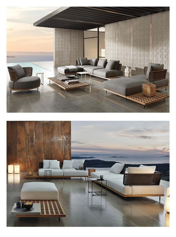 Contemporary Modular Outdoor Sofa Set - Image 1