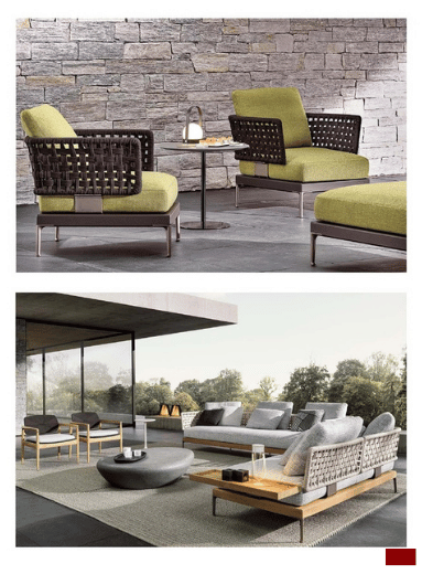 Contemporary Outdoor Daybed Lounge - Image 1