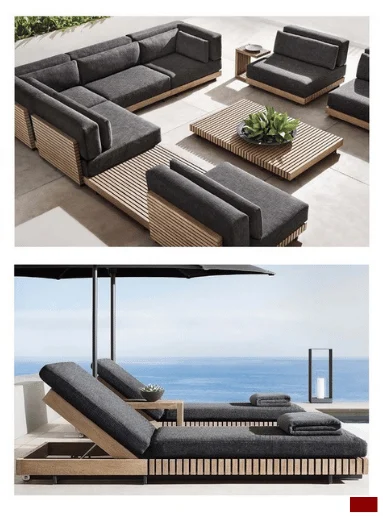 Designer Outdoor Corner Lounge Set - Image 1