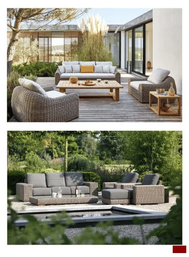 Modern Outdoor Sectional Sofa Set - Image 1