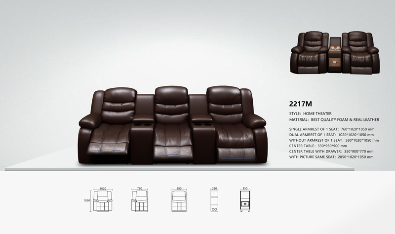 2217M Recliner with Centre Console