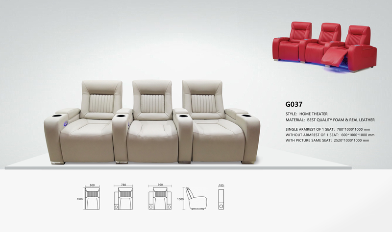 G037 Home Theatre Recliner