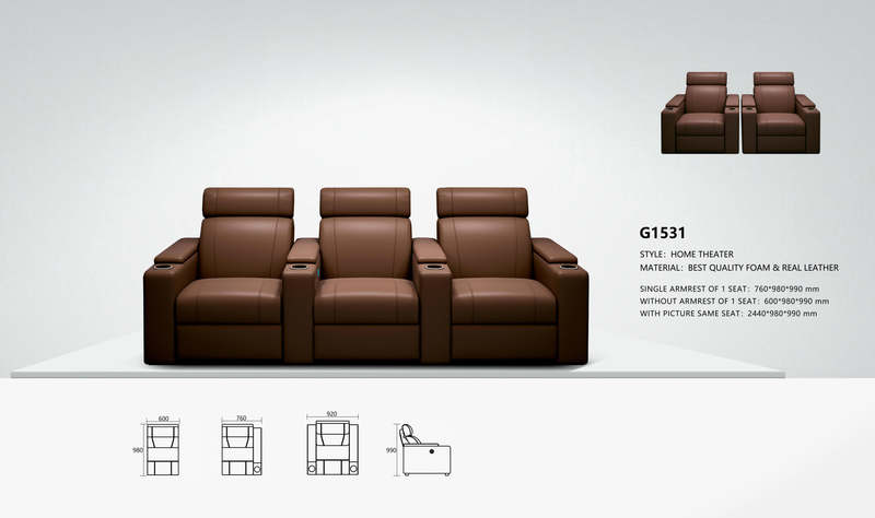 G1531 Home Theatre Recliner - Image 1