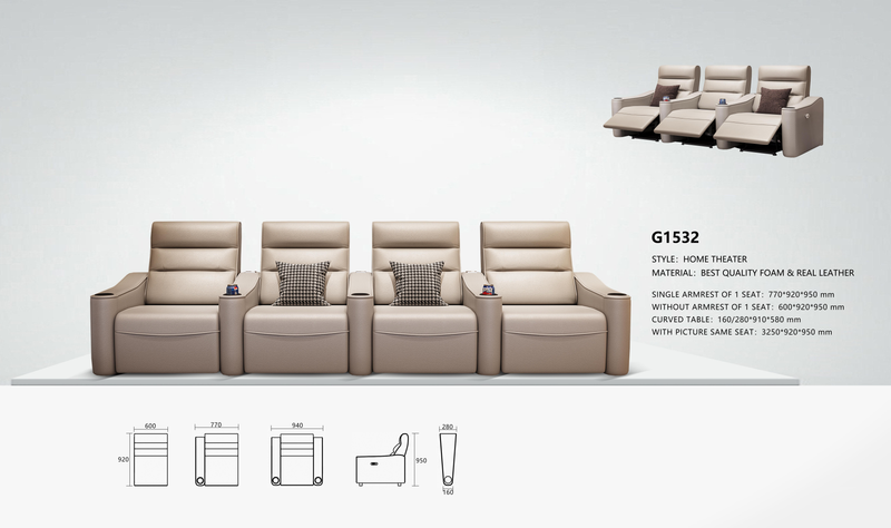 Cinema Row 4-Seat