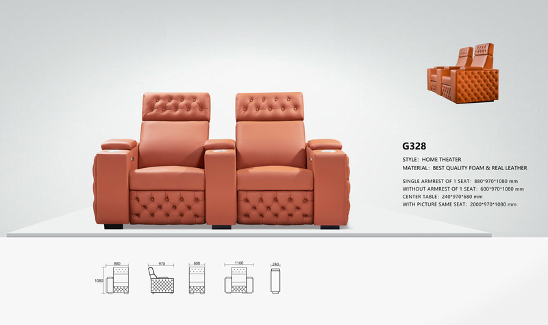 G328 Recliner with Centre Console