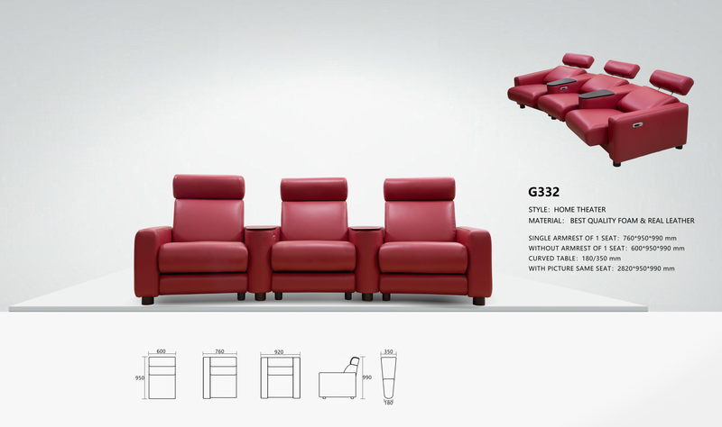 G332 Home Theatre Recliner