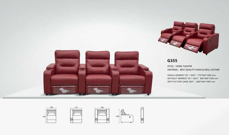 G355 Home Theatre Recliner