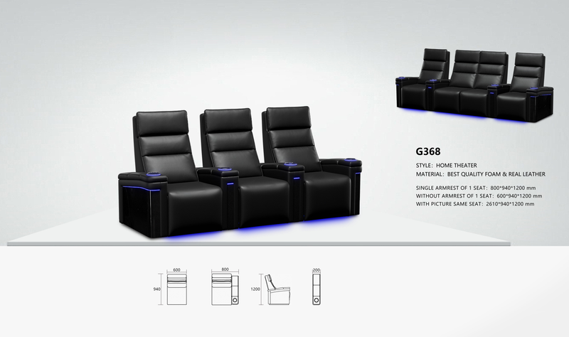 G368 Home Theatre Recliner