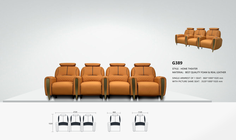 G389 Multi-Seat Theatre Row