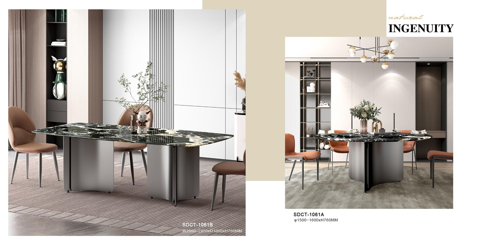 Imperial Stone Dining Table - Image 1