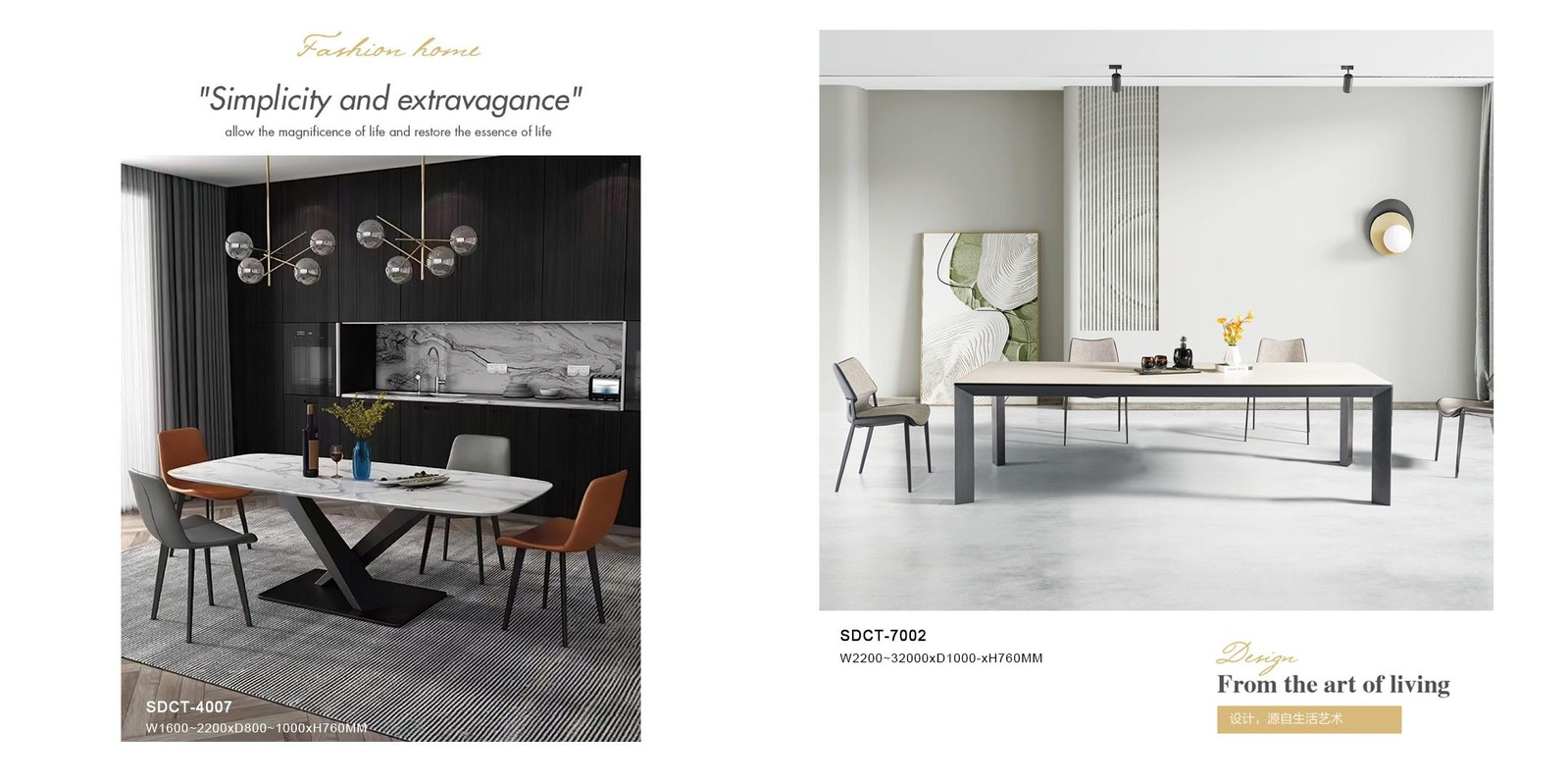 Minimal Edge Dining Table