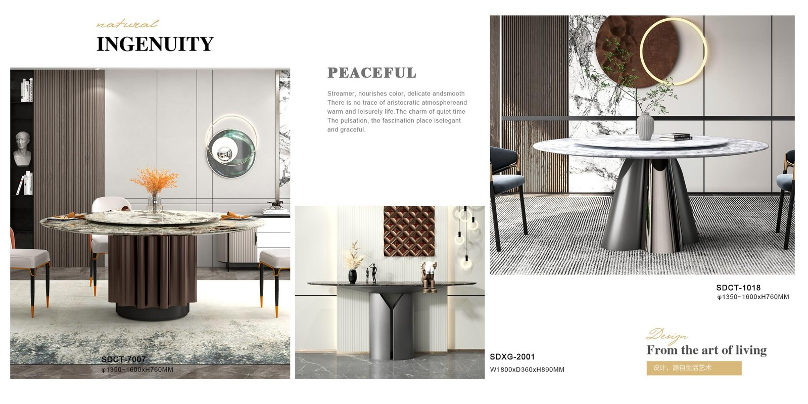 Pearl Luxe Dining Table