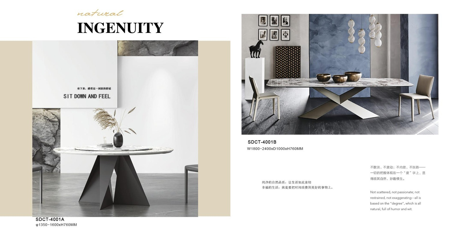 Vertex Architectural Dining Table