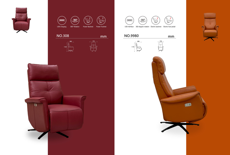 Luxury Swivel Recliner Chair Collection - Image 1