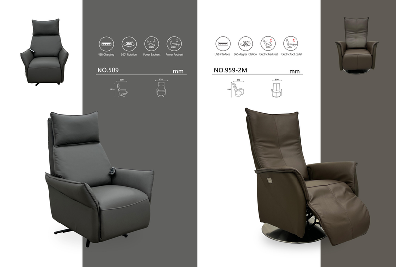Modern Slimline Recliner Chair Series