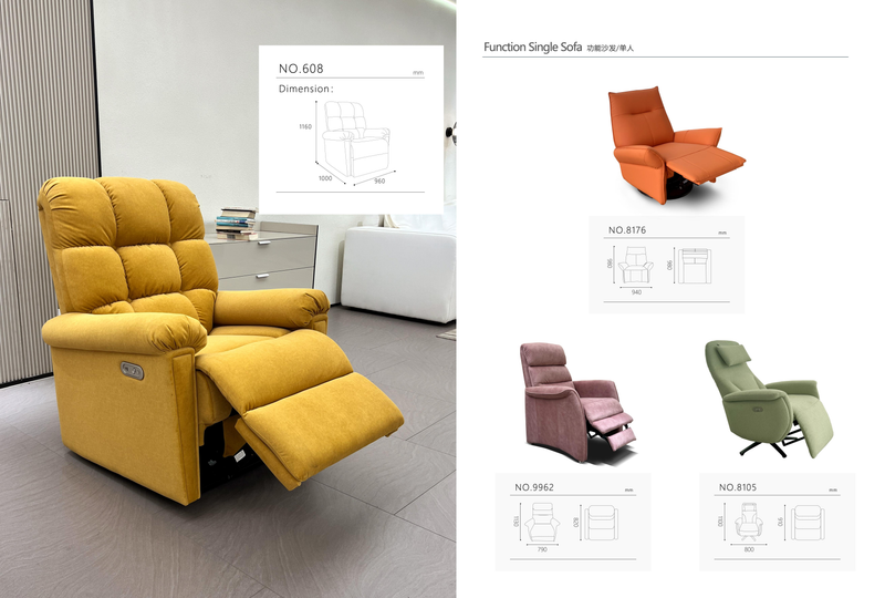 Modern Ergonomic Recliner Chair