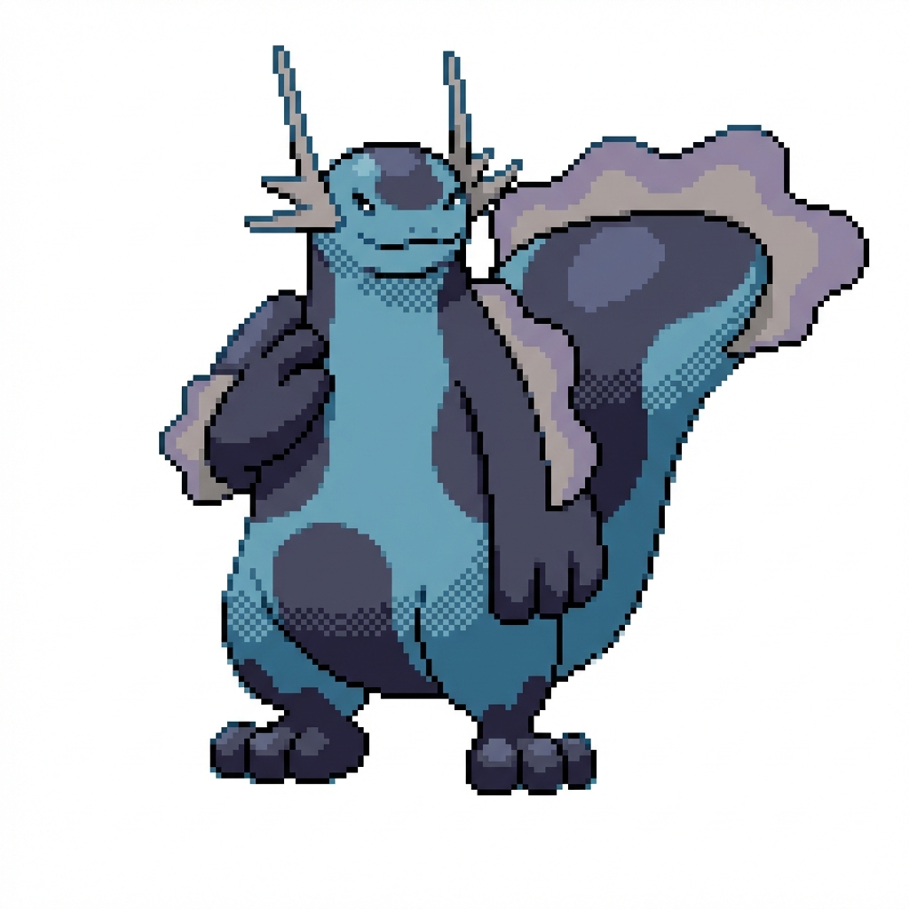 voglio un immagine stile pokemon 3 generazione, in Pixel Art style