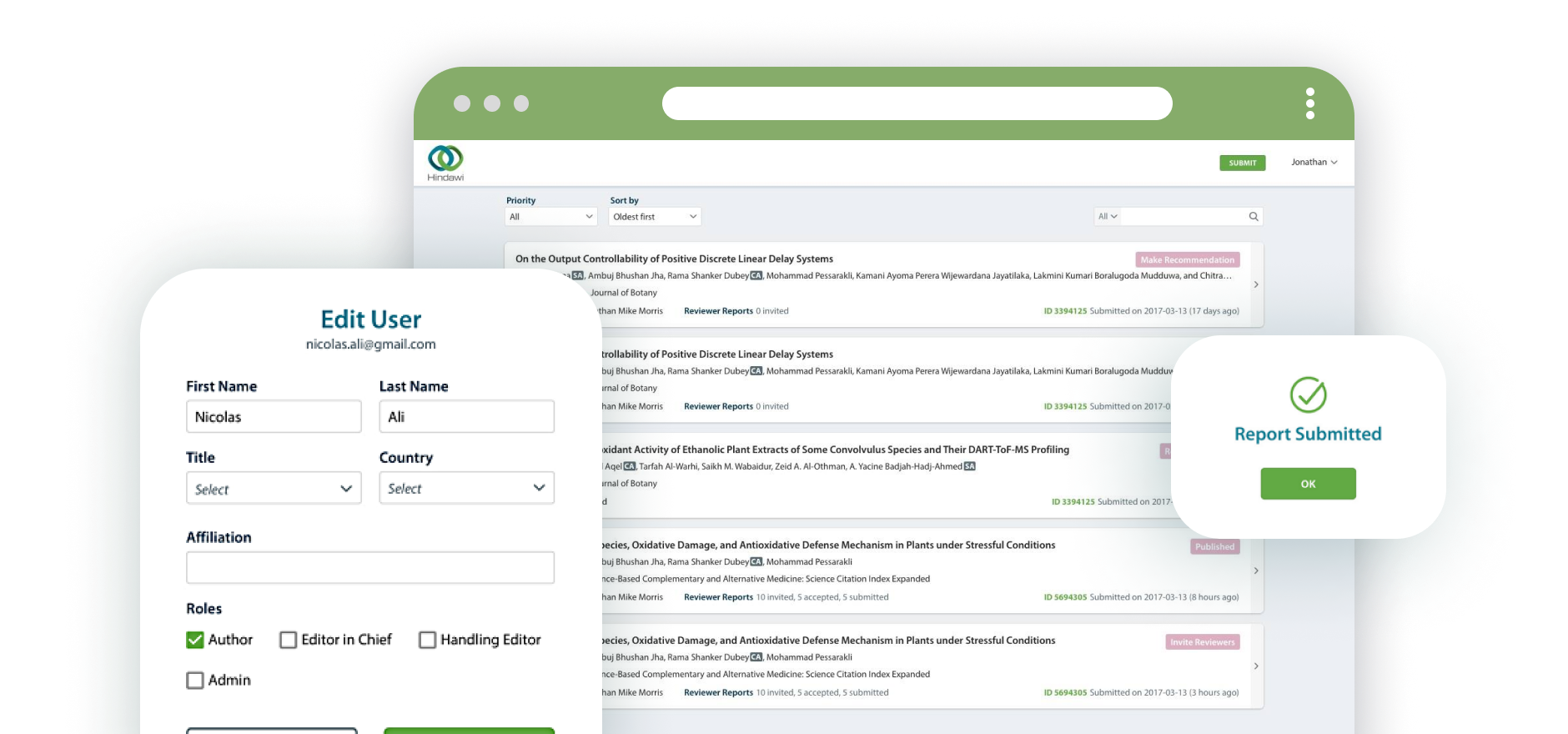 Hindawi | Peer Review System Migration  Modernization
