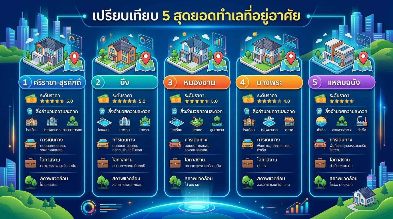 5 ทำเลซื้อบ้านในศรีราชาที่น่าลงทุนที่สุดในปี 2026 - รูปภาพ 3
