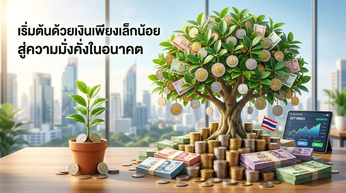 จากเงินน้อยสู่เงินมาก: วิธีสร้างความมั่งคั่งสำหรับคนเริ่มต้นลงทุน