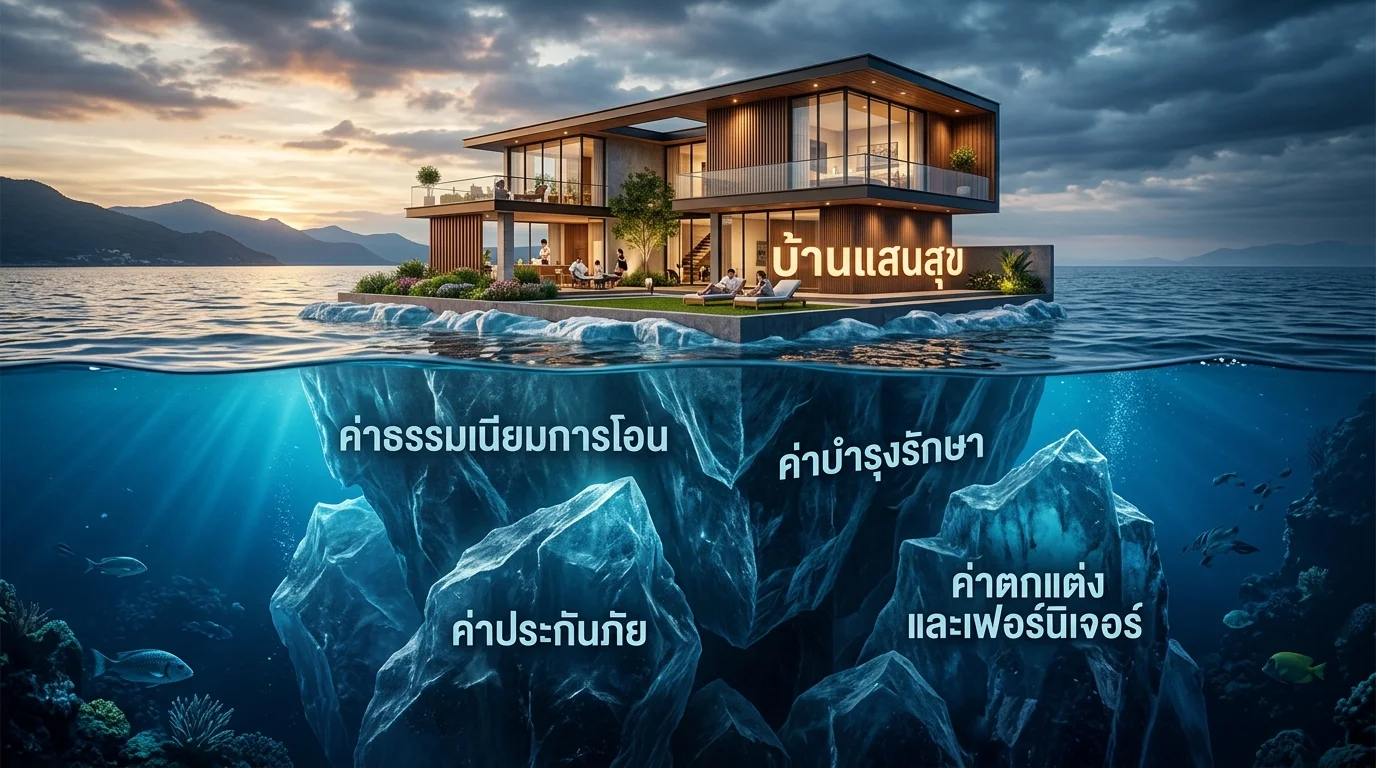 7 ค่าใช้จ่าย 'ลับ' ที่ไม่มีใครบอกคุณตอนซื้อบ้าน... เตรียมเงินไม่พอมีหน้ามืด!