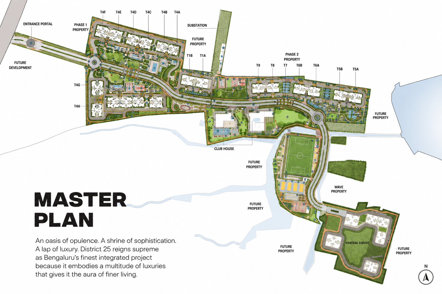 Nambiar District 25 - Phase 1 master plan