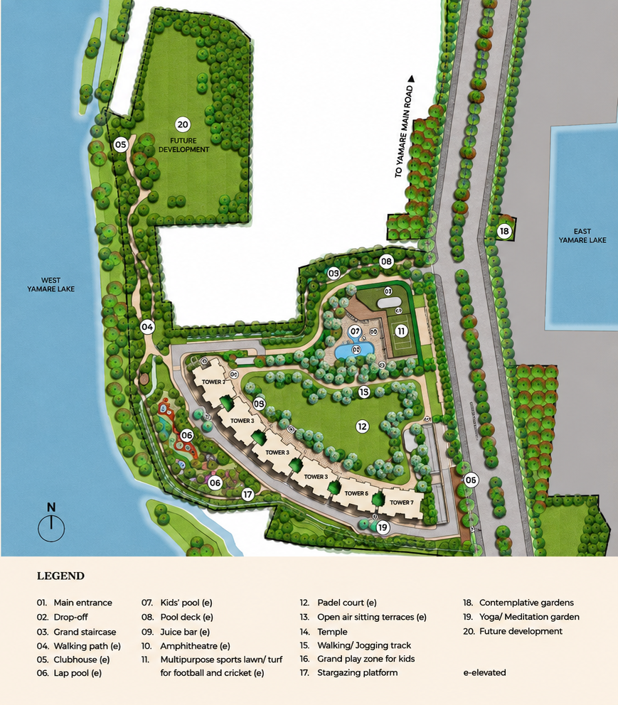 Lodha Elanza master plan