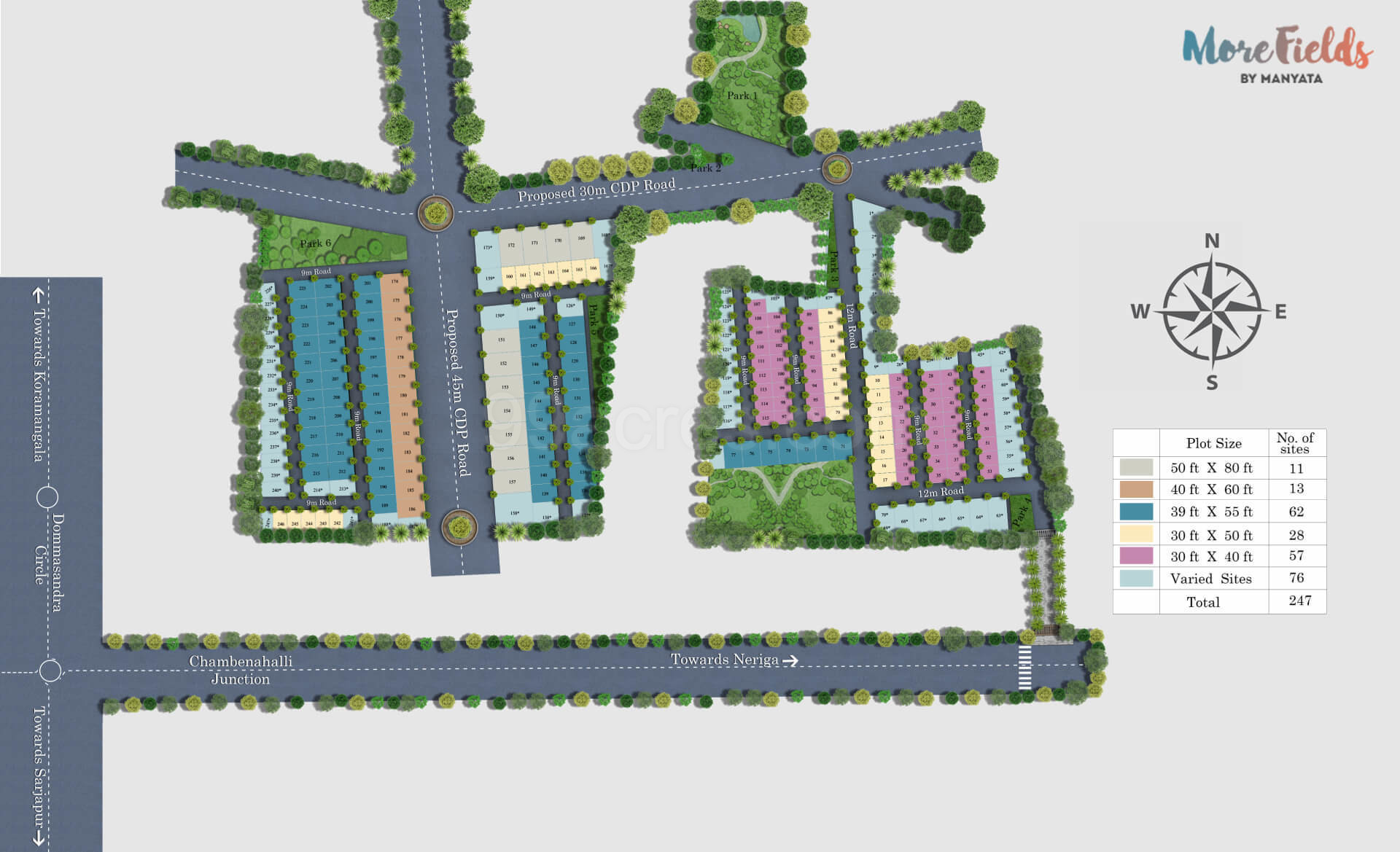 Manyata Morefields master plan