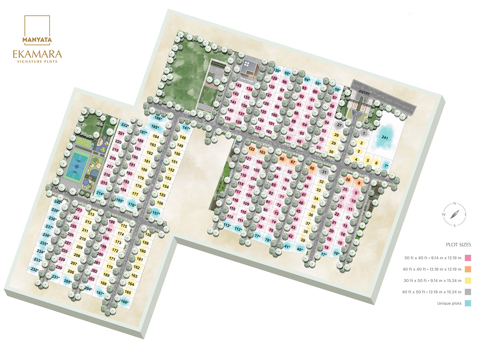 Manyata Ekamara master plan