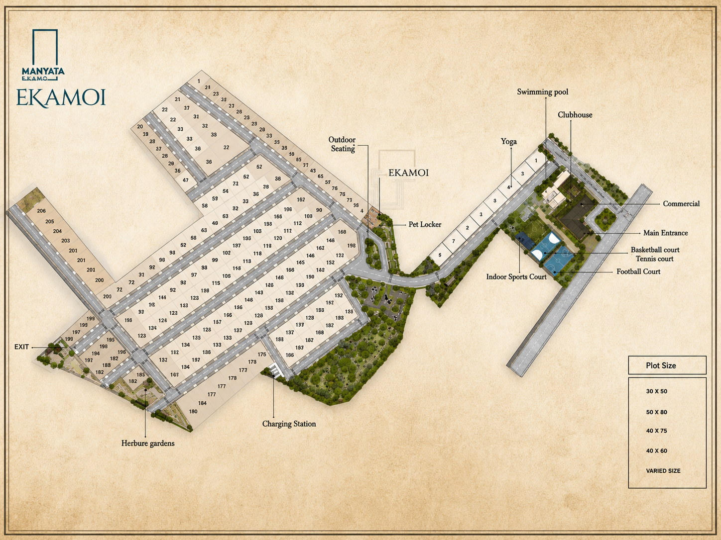 Manyata Ekamoi master plan