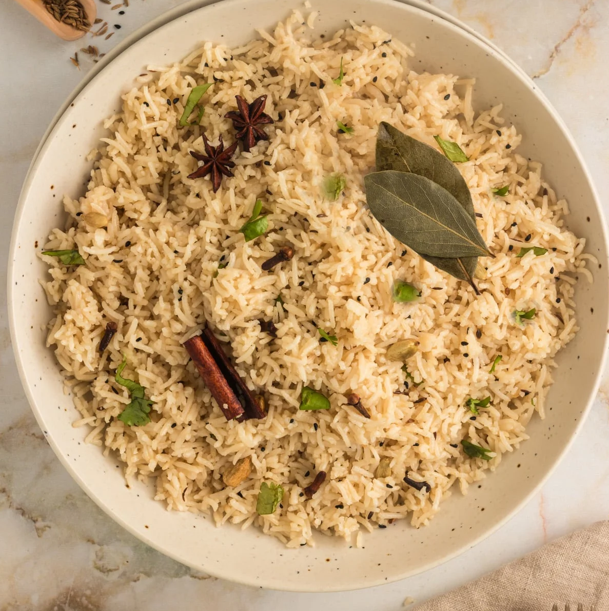 Jeera Garlic Rice