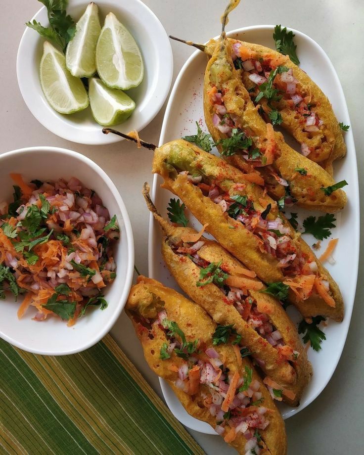 Onion Mirchi Bhajji