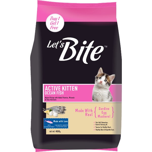 LET'S BITE ACTIVE KITTEN 400G