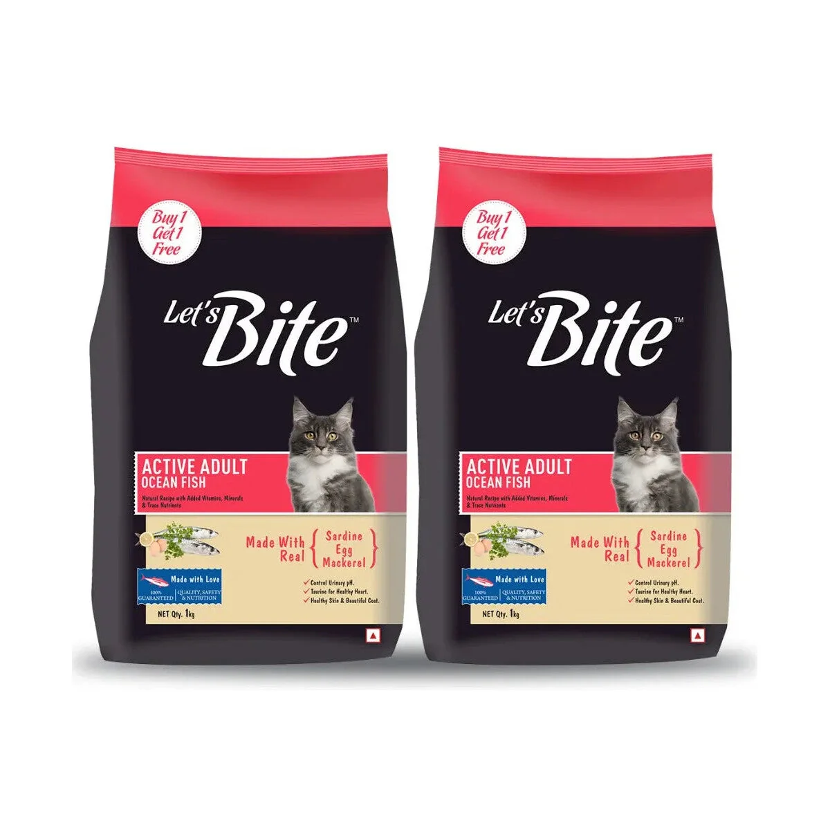 LETS BITE ACTIVE ADULT 1KG