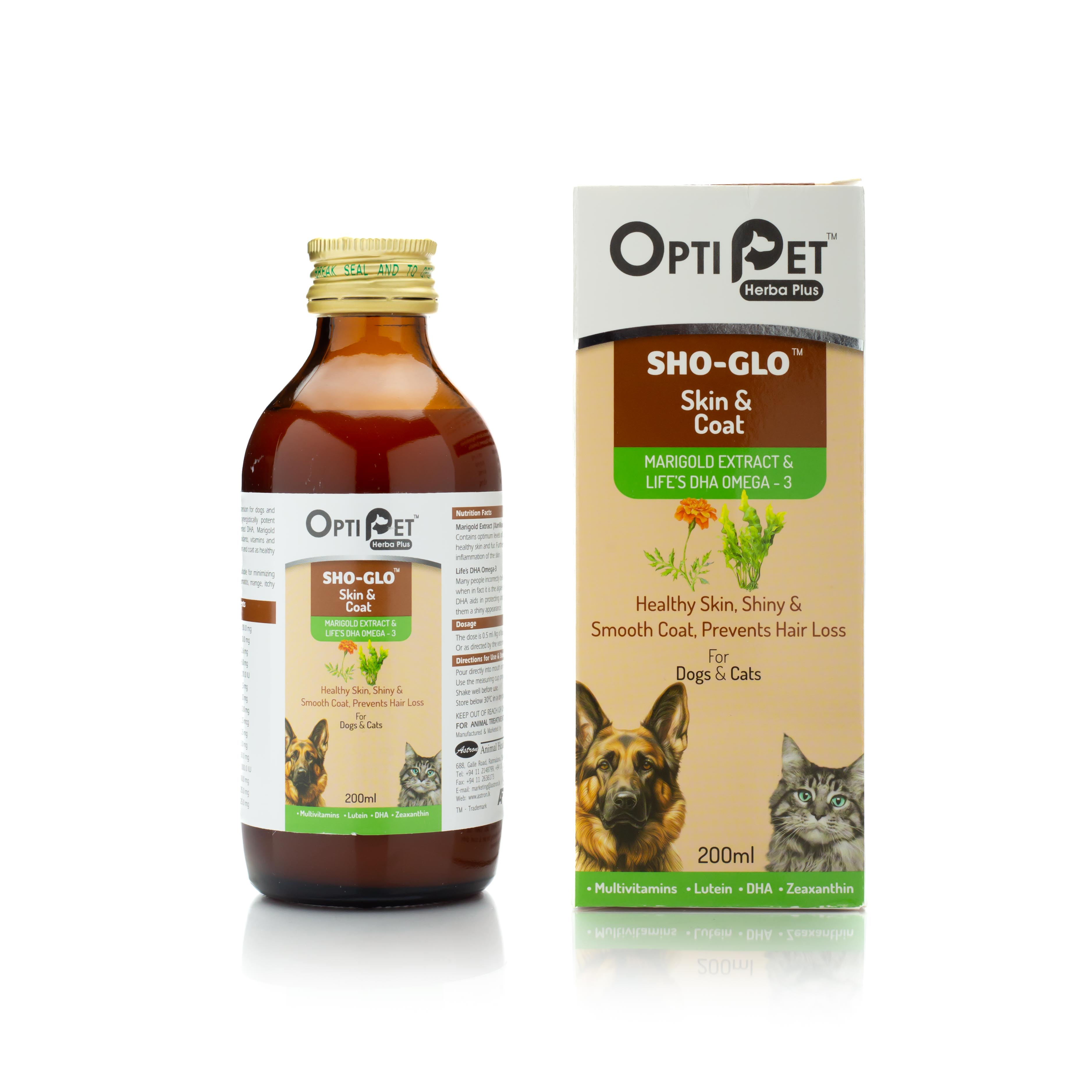 SHO-GLO SKIN AND COAT 200ML