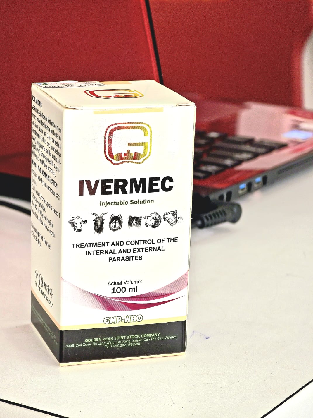 IVERMEC INJECTABLE SOLUTION 100ML