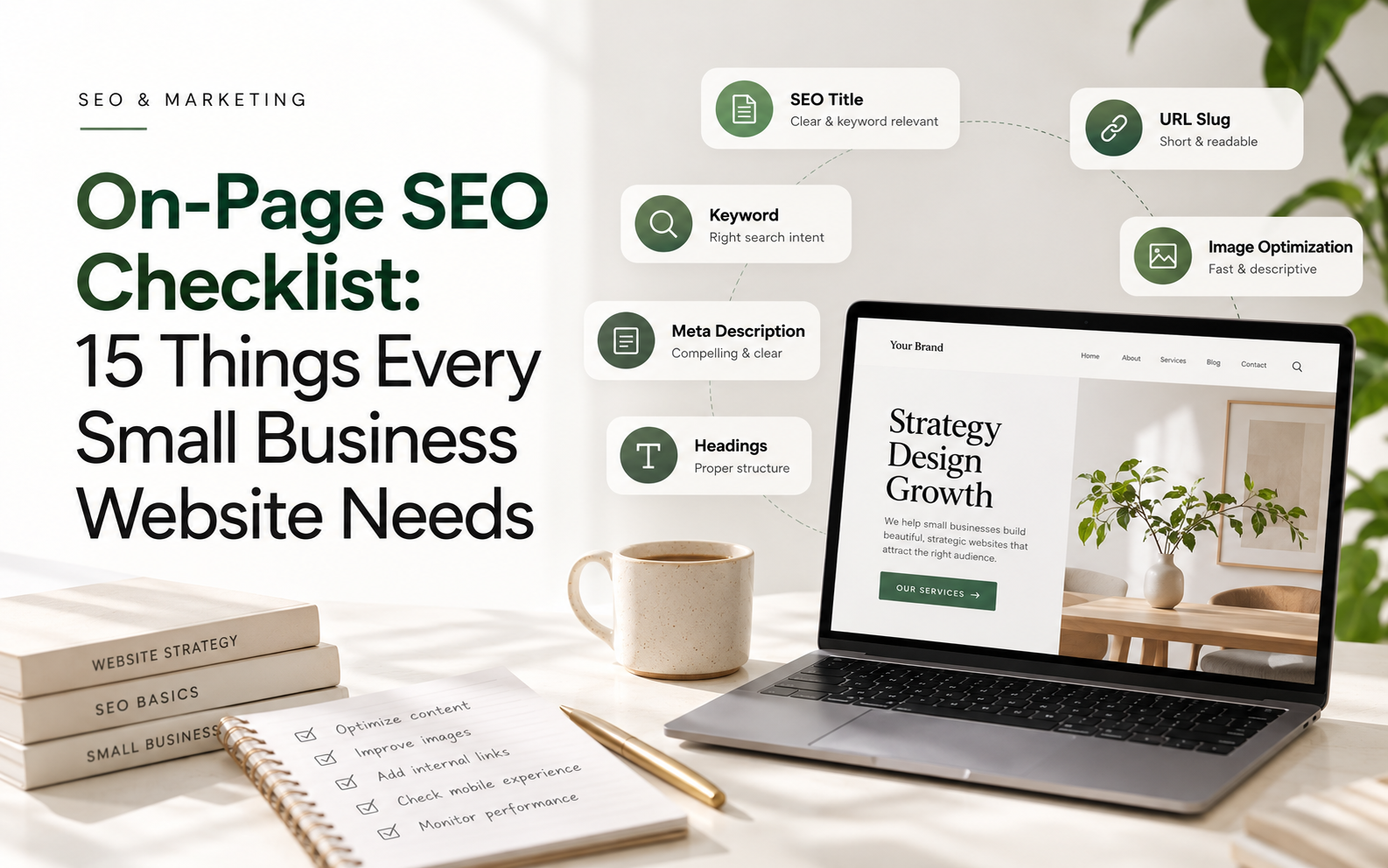 On-Page SEO Checklist: 15 Things Every Small Business Website Needs