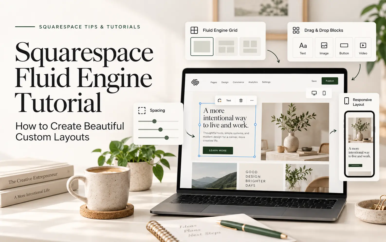 Squarespace Fluid Engine Tutorial: How to Create Beautiful Custom Layouts