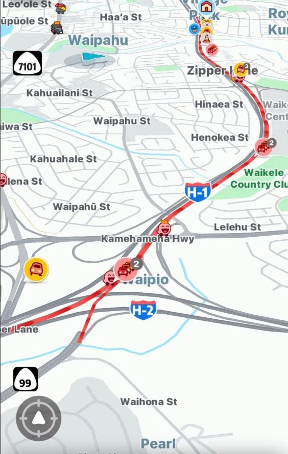 SSH OFFICIAL - H1 westbound between Waikele and Kunia | Stolen Stuff Hawaii