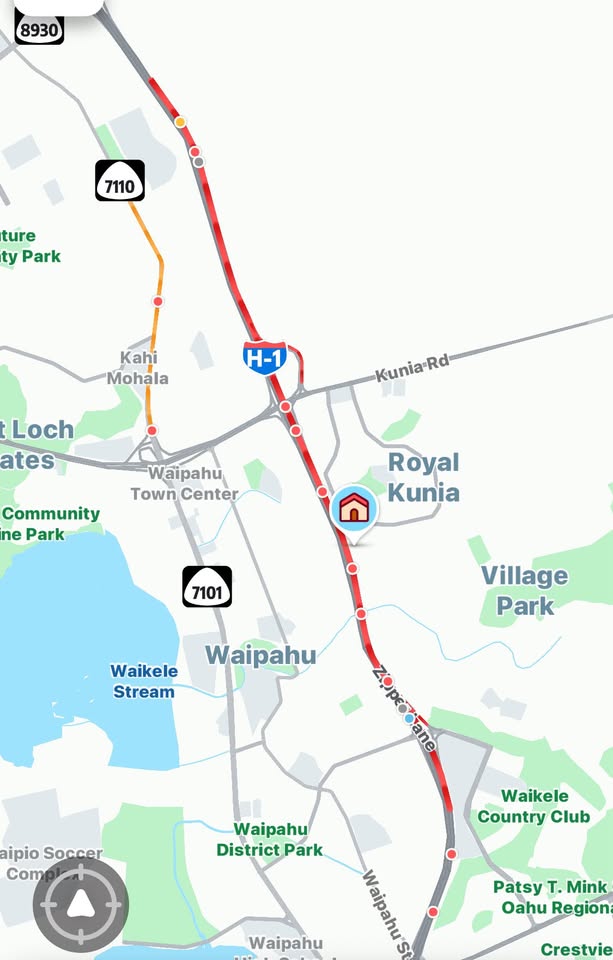 TRAFFIC INCIDENT - Kunia interchange, Waikele Exit, Oahu | Stolen Stuff Hawaii