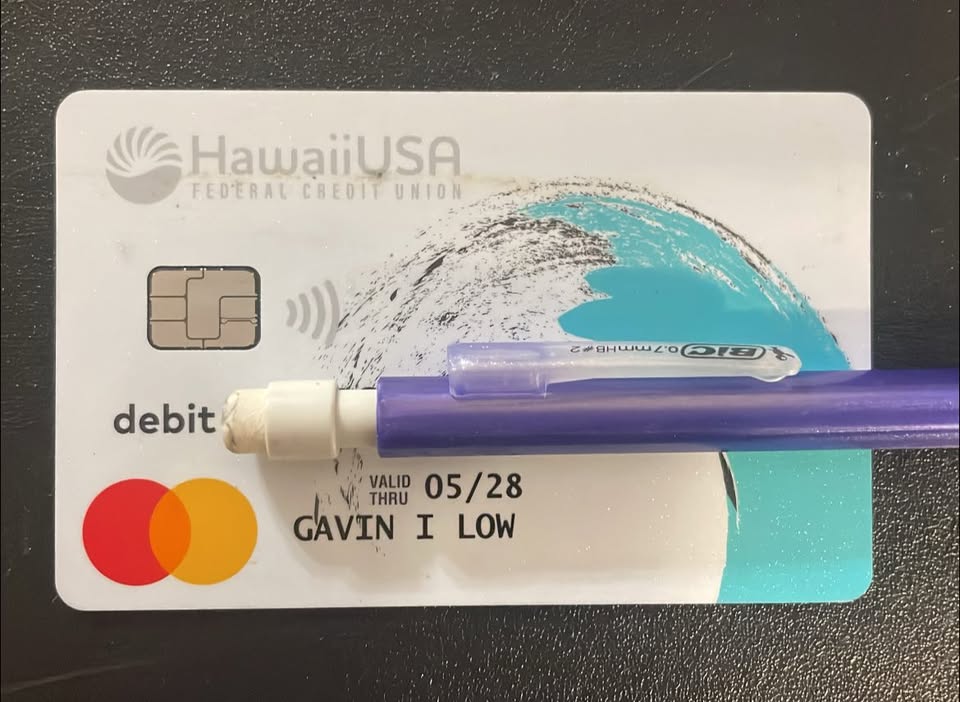 FOUND ITEM - Kapolei branch ATM, Kapolei, Oahu | Stolen Stuff Hawaii