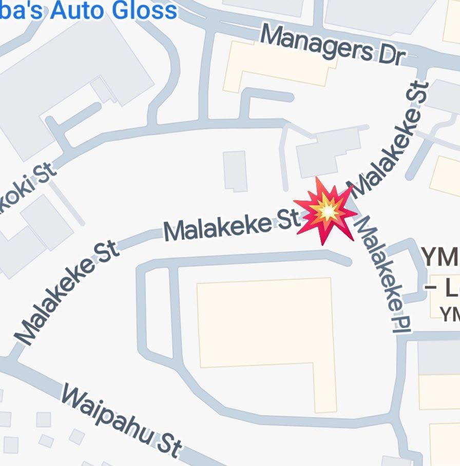 TRAFFIC INCIDENT - Malakeke Street, Waipahu | Stolen Stuff Hawaii