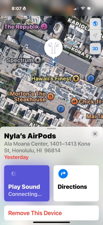 LOST ITEM - Ala Moana bathroom up by Gens and Mai Tais, Honolulu, Oahu | Stolen Stuff Hawaii