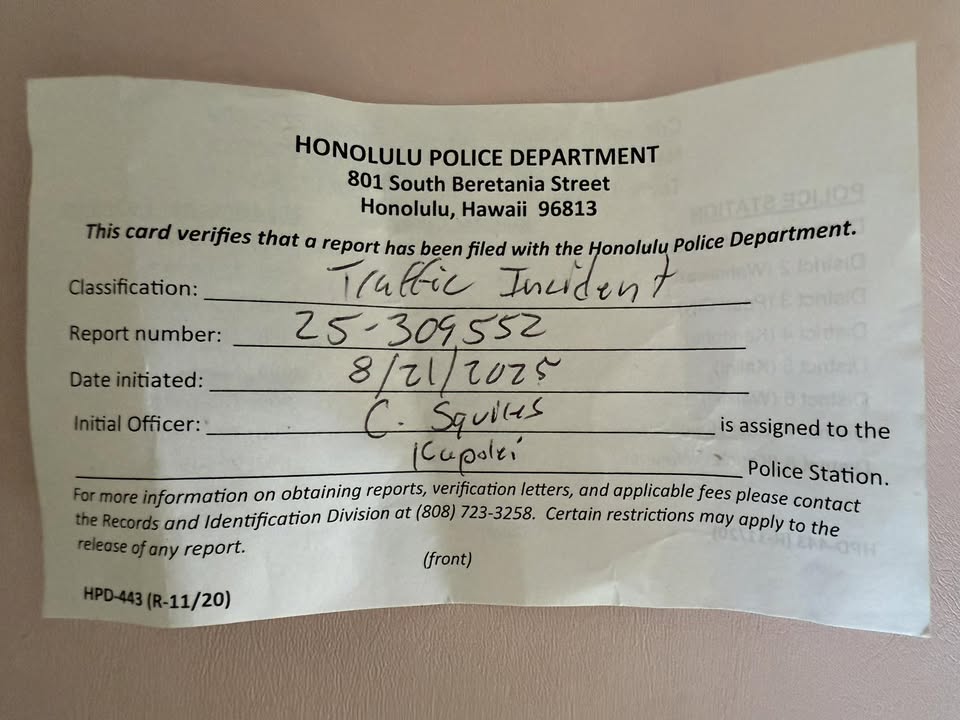 ROAD RAGE - West Oʻahu freeway exit heading toward Waiʻanae, Mālama Market on Makakilo Drive | Stolen Stuff Hawaii